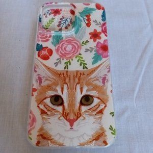 iPhone 14 Pro Max Orange Cat Cottage Core Phone Case